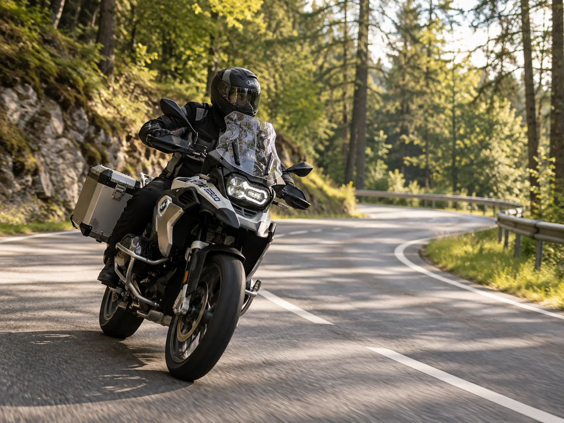 Motorcycle touring in the Dolomites