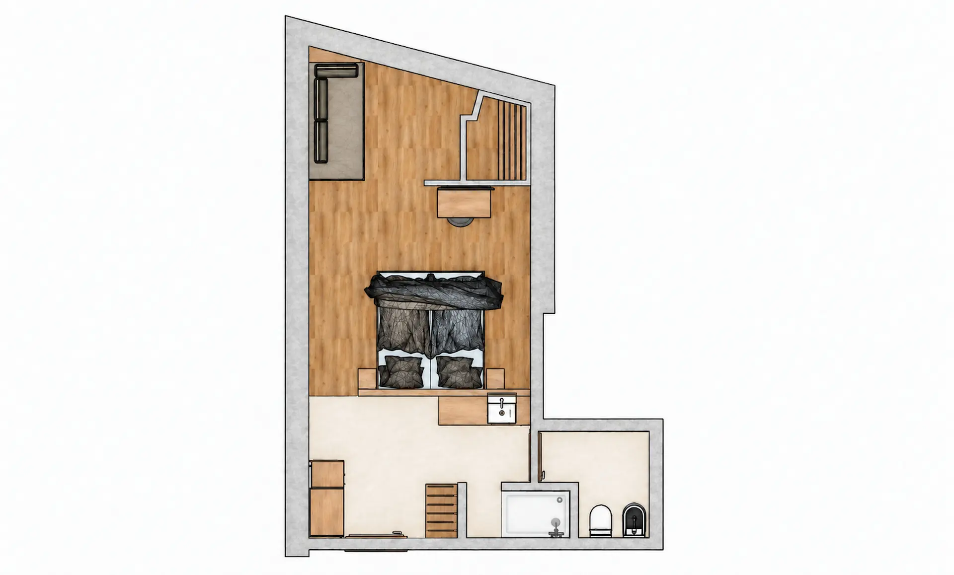 Junior Suite con cabina a infrarossi – planimetria 1